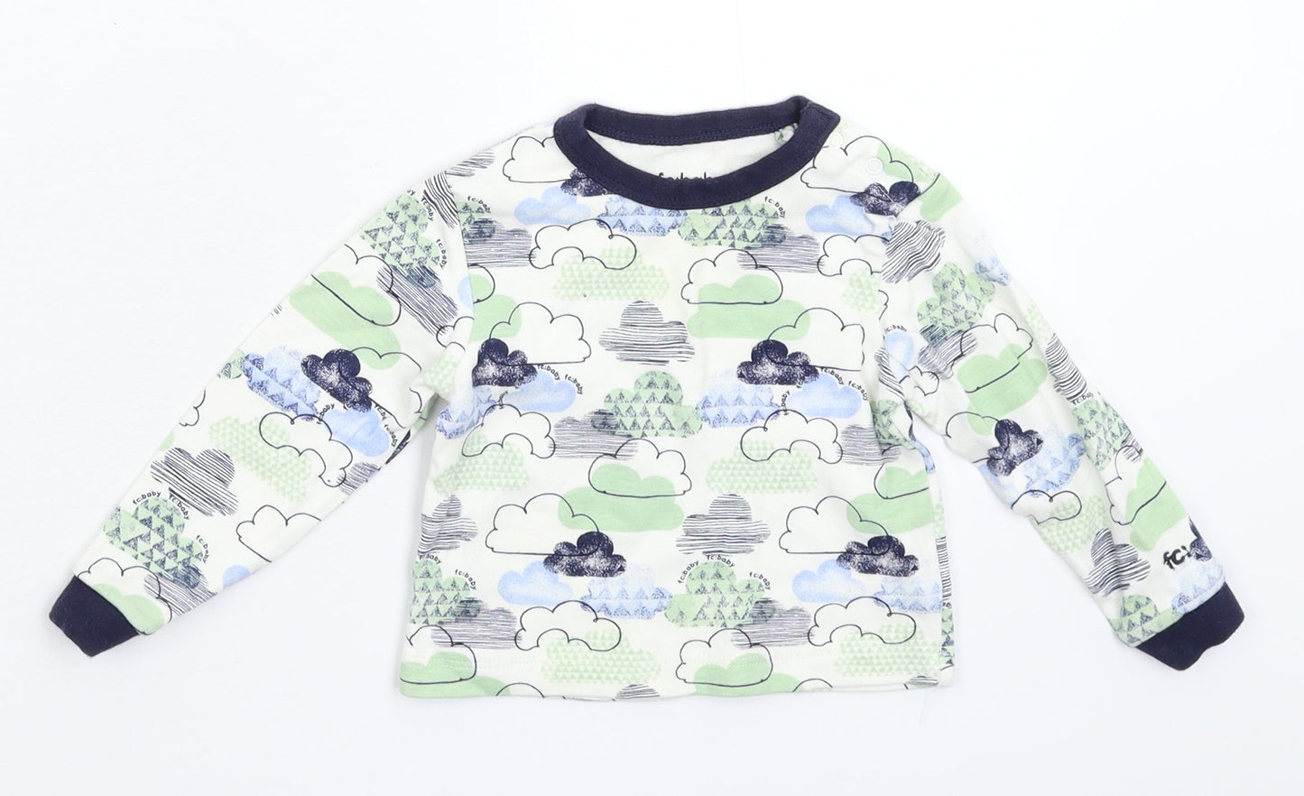 French Connection Baby White   Basic T-Shirt Size 3-6 Months