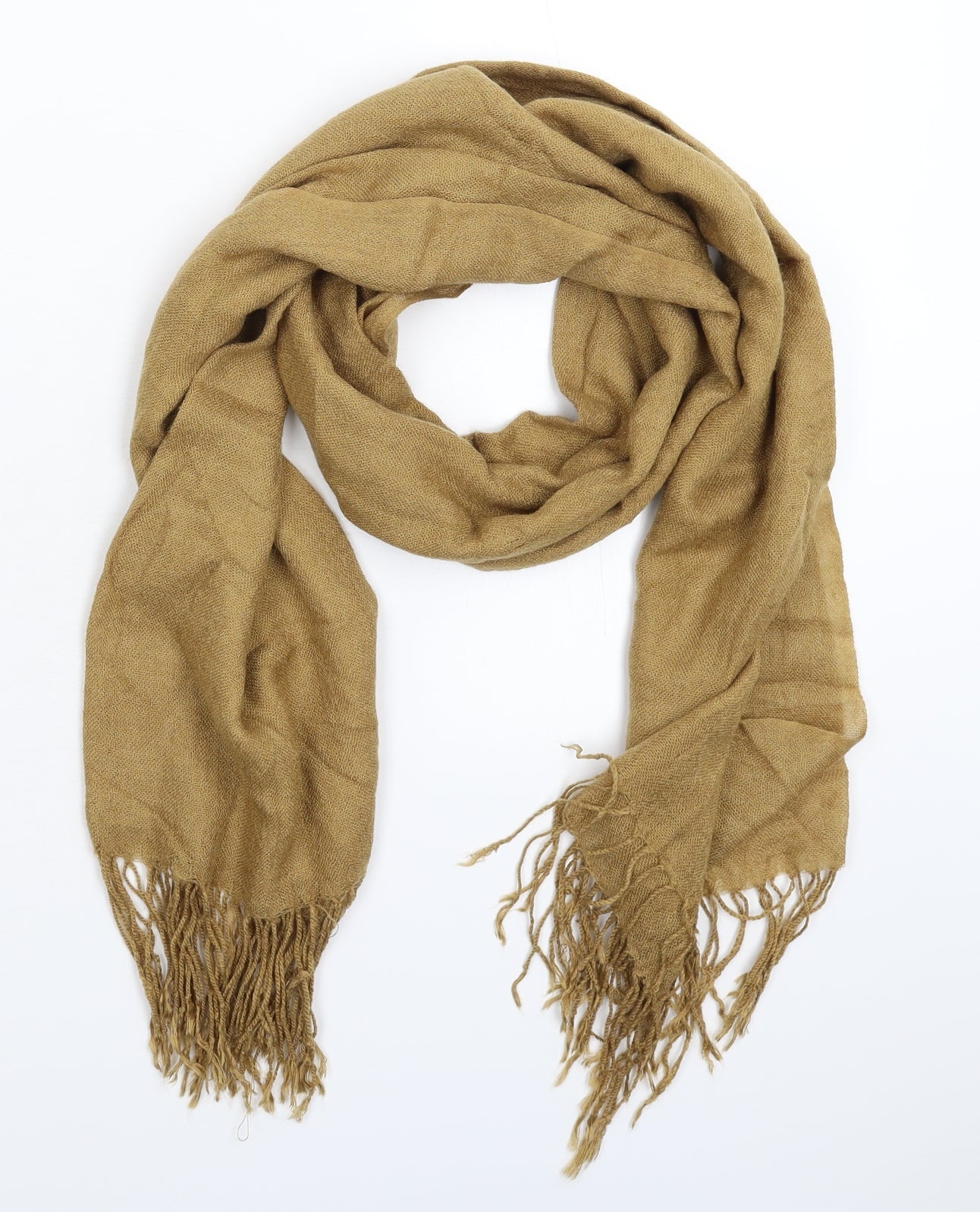 Preworn Womens Beige  Knit  Scarf