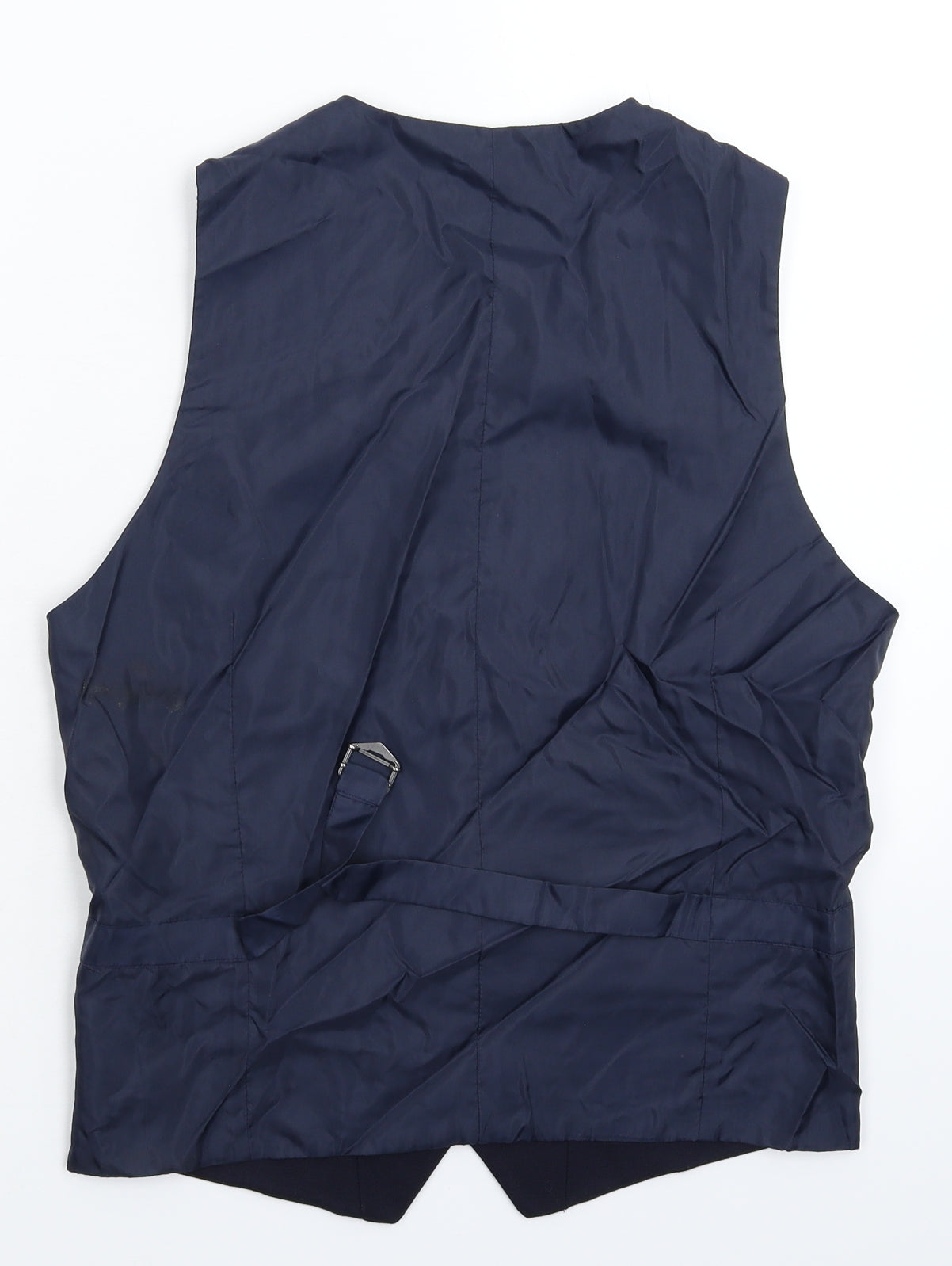 Marks and Spencer Mens Blue   Jacket Suit Waistcoat Size S