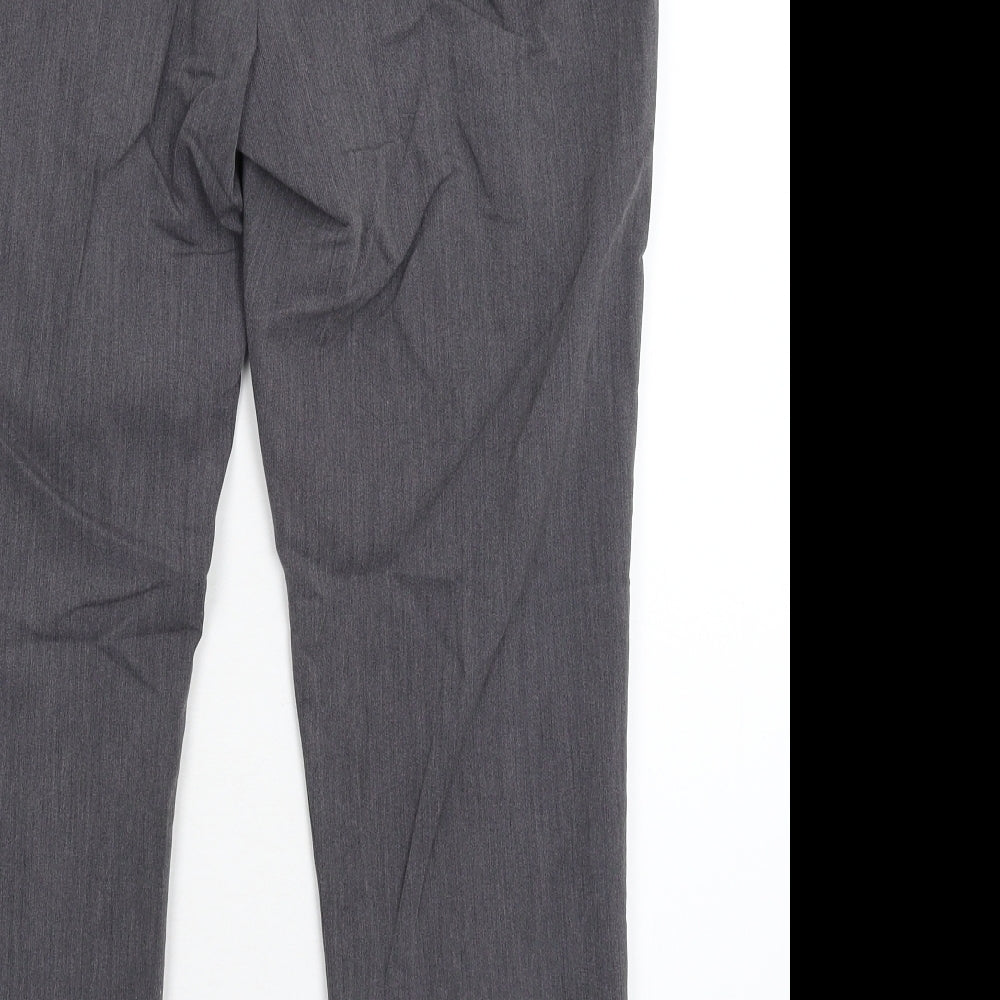 Topshop Womens Grey   Dress Pants Trousers Size 10 L25 in