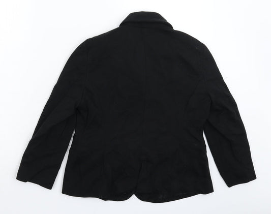 New Look Womens Black   Jacket Blazer Size 14