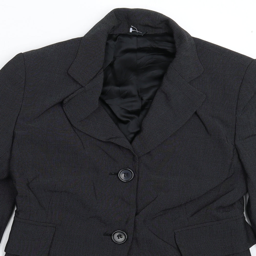 Preworn Womens Black   Jacket Suit Jacket Size 10