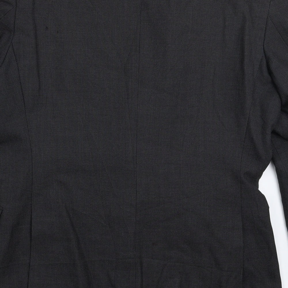 Norton Townsend Mens Black   Jacket Suit Jacket Size 38