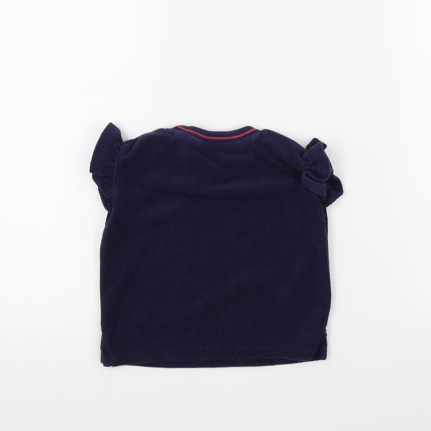 Nutmeg Girls Blue Colourblock  Basic T-Shirt Size 2-3 Years