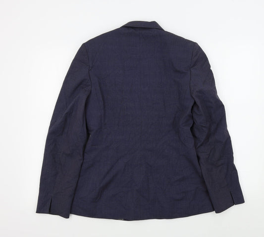 NEXT Womens Blue Colourblock  Jacket Blazer Size 10