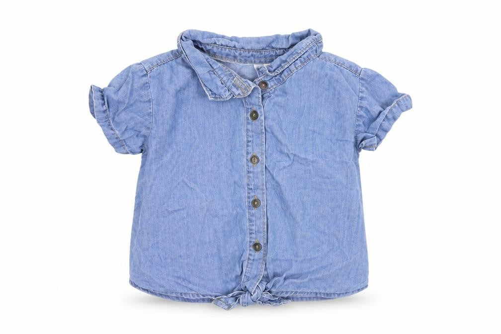 CARTER'S Girls Blue   Basic Button-Up Size 2 Years