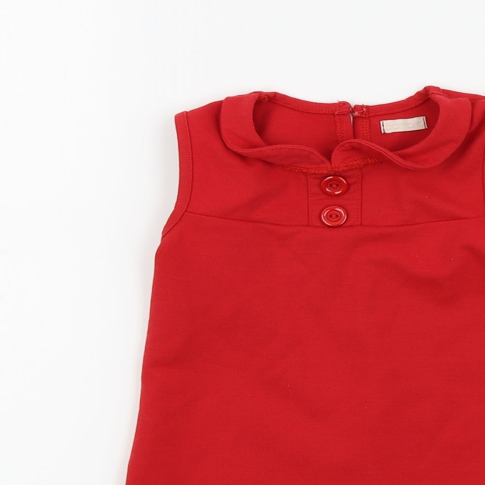 BHS Girls Red   A-Line  Size 2-3 Years