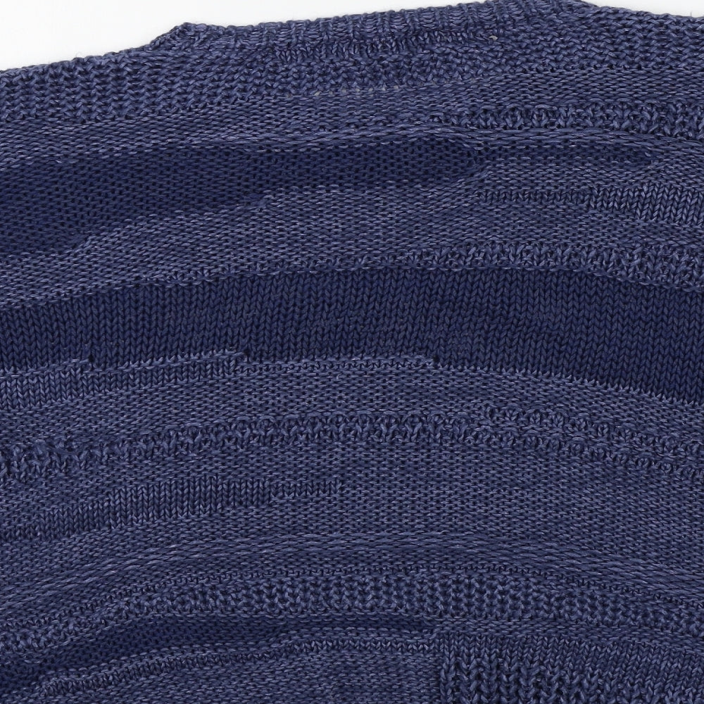 Dorothy Perkins Womens Blue Striped  Pullover Jumper Size 14