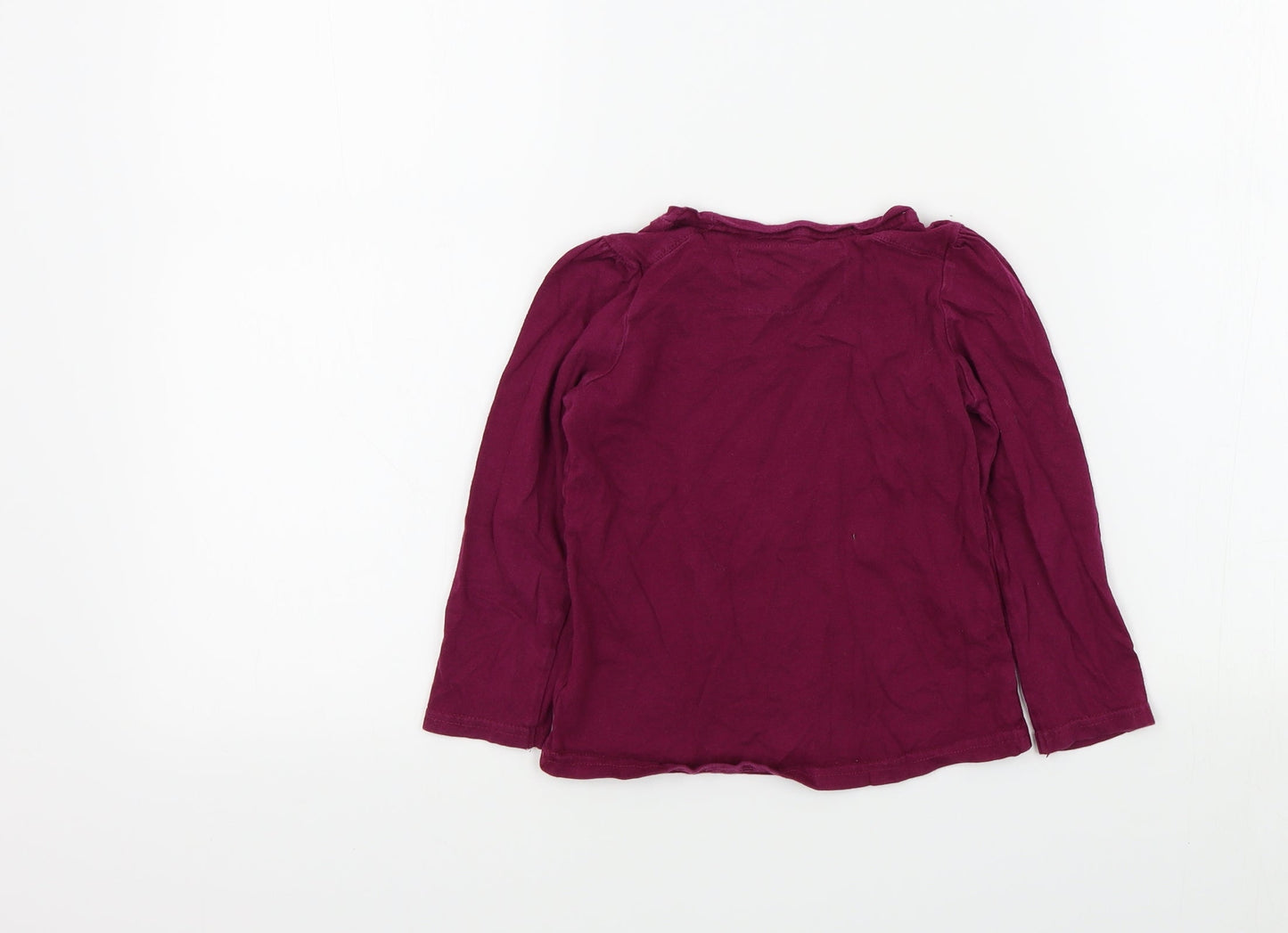 Sweet Millie Girls Purple Colourblock  Basic T-Shirt Size 4 Years
