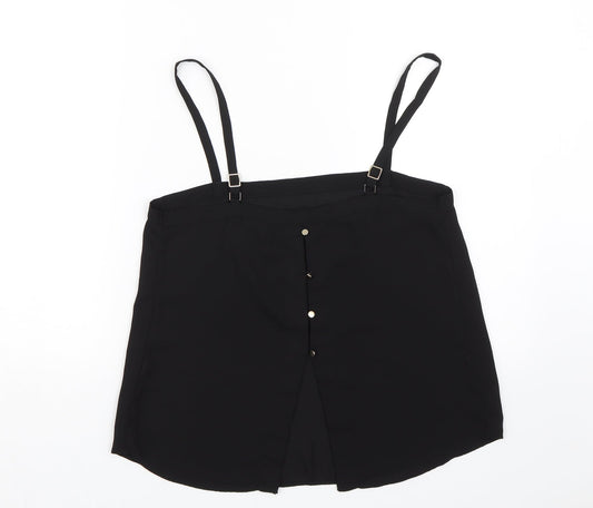River Island Womens Black   Basic Tank Size 10