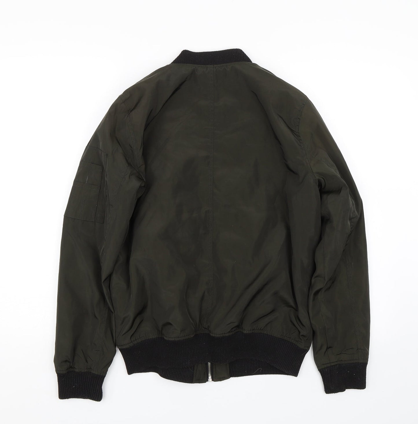 New Look Womens Green   Bomber Jacket Coat Size 10