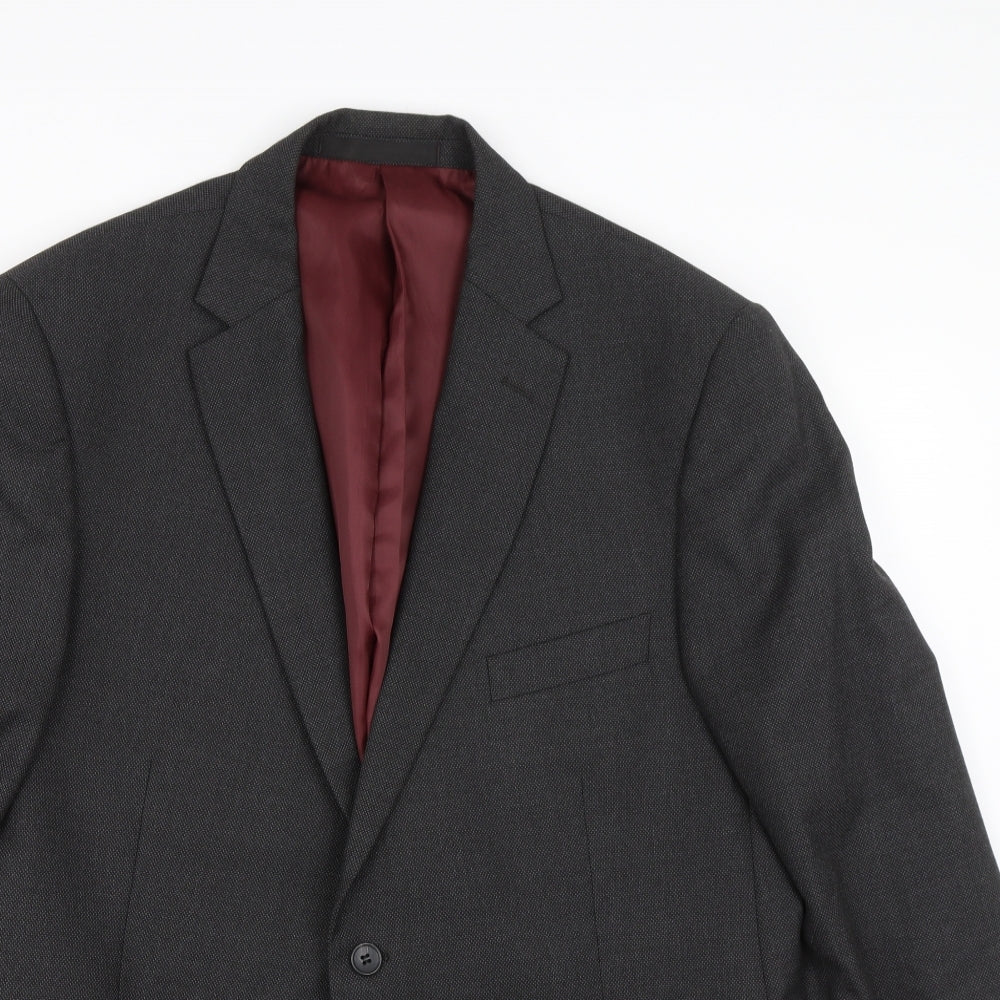 M&S Mens Grey   Jacket Suit Jacket Size M