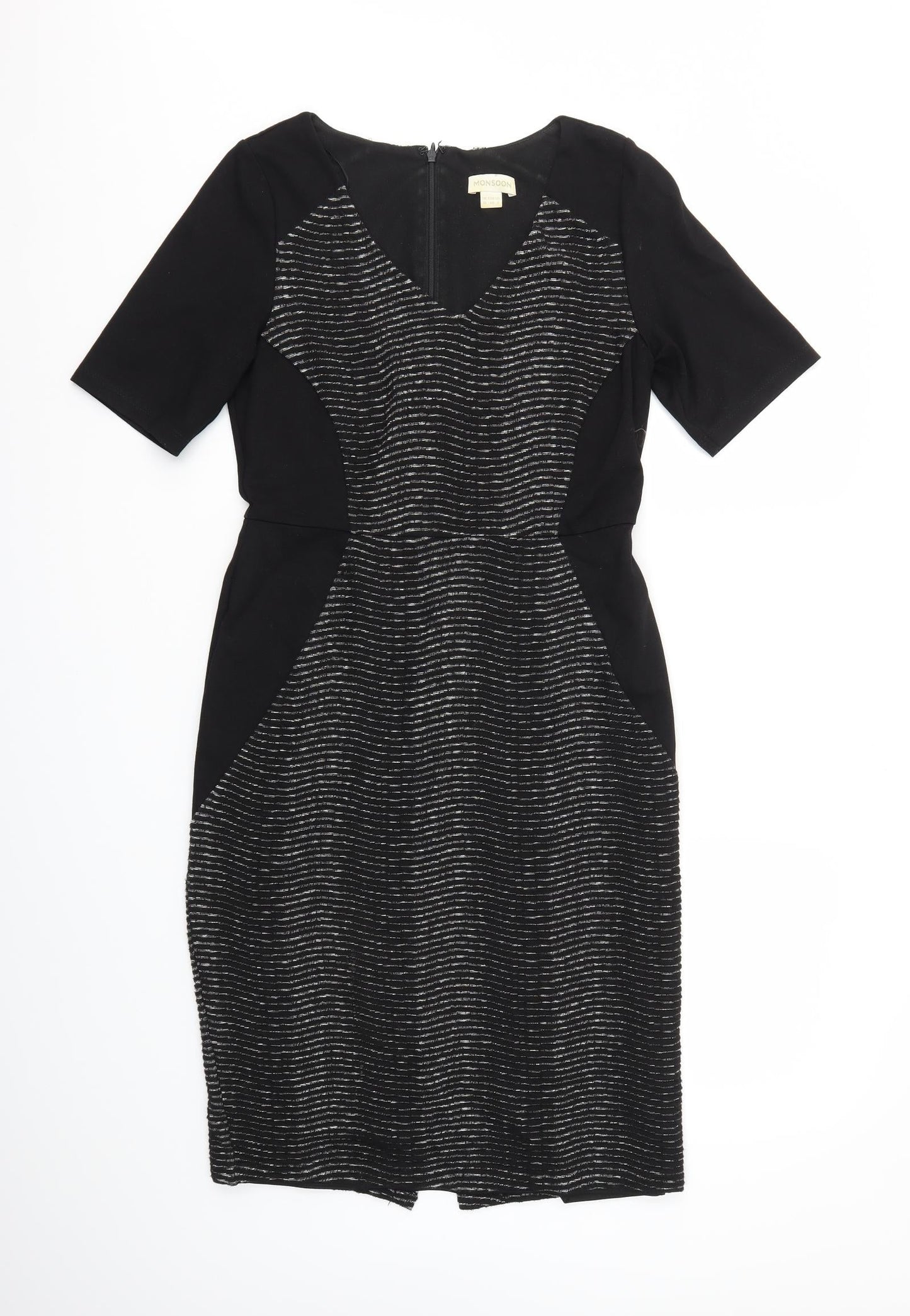 Monsoon Womens Black   Fit & Flare  Size 12