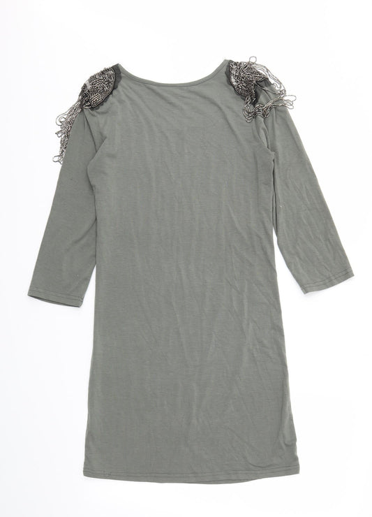 Marc Lauge Womens Green   Fit & Flare  Size S