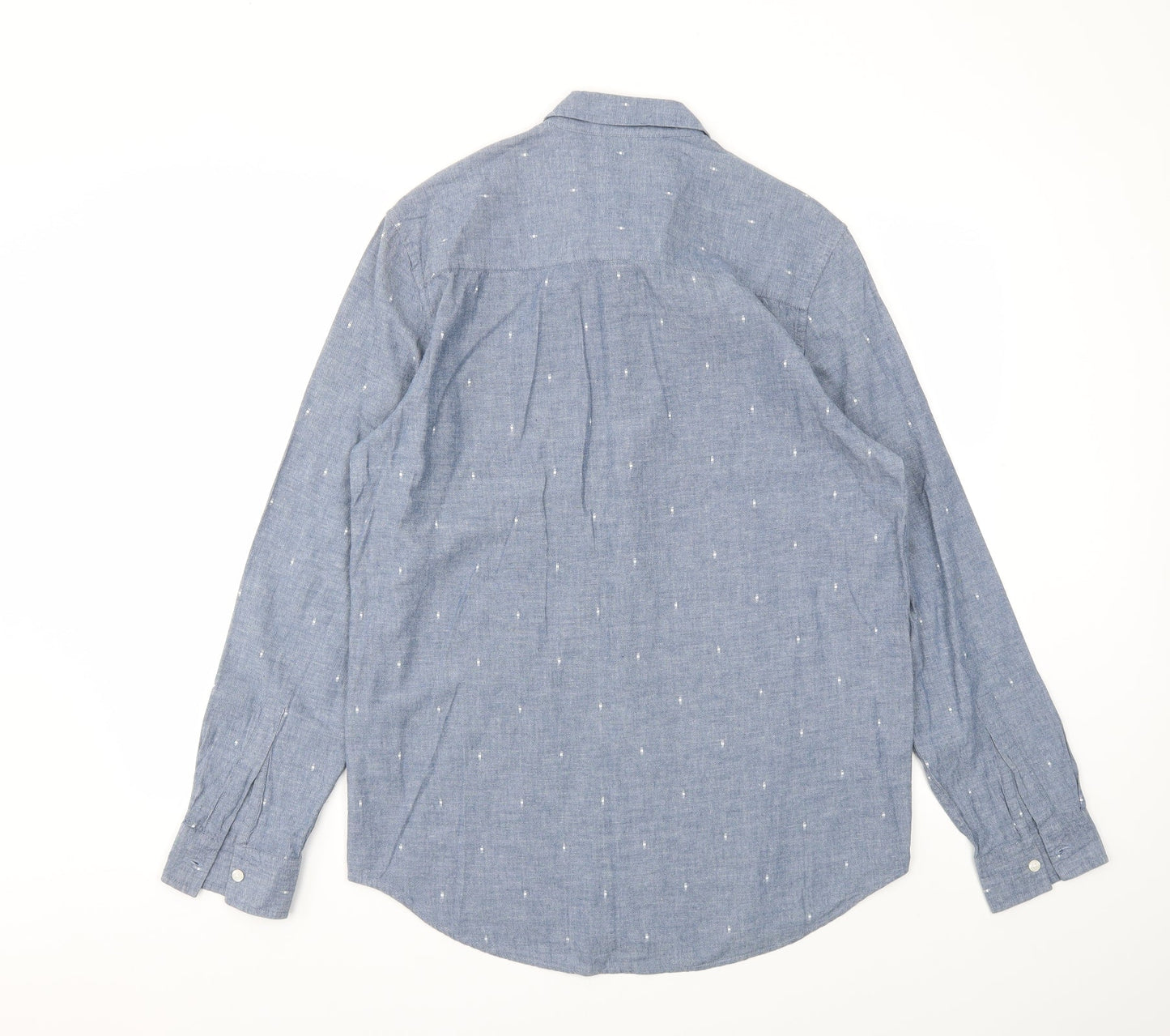 Topman Mens Blue    Button-Up Size M