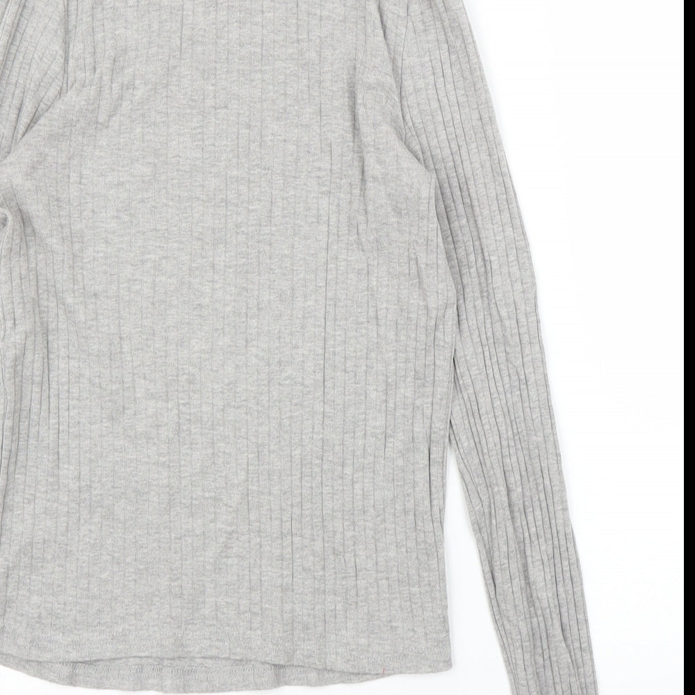 River Island Womens Grey   Basic T-Shirt Size 10