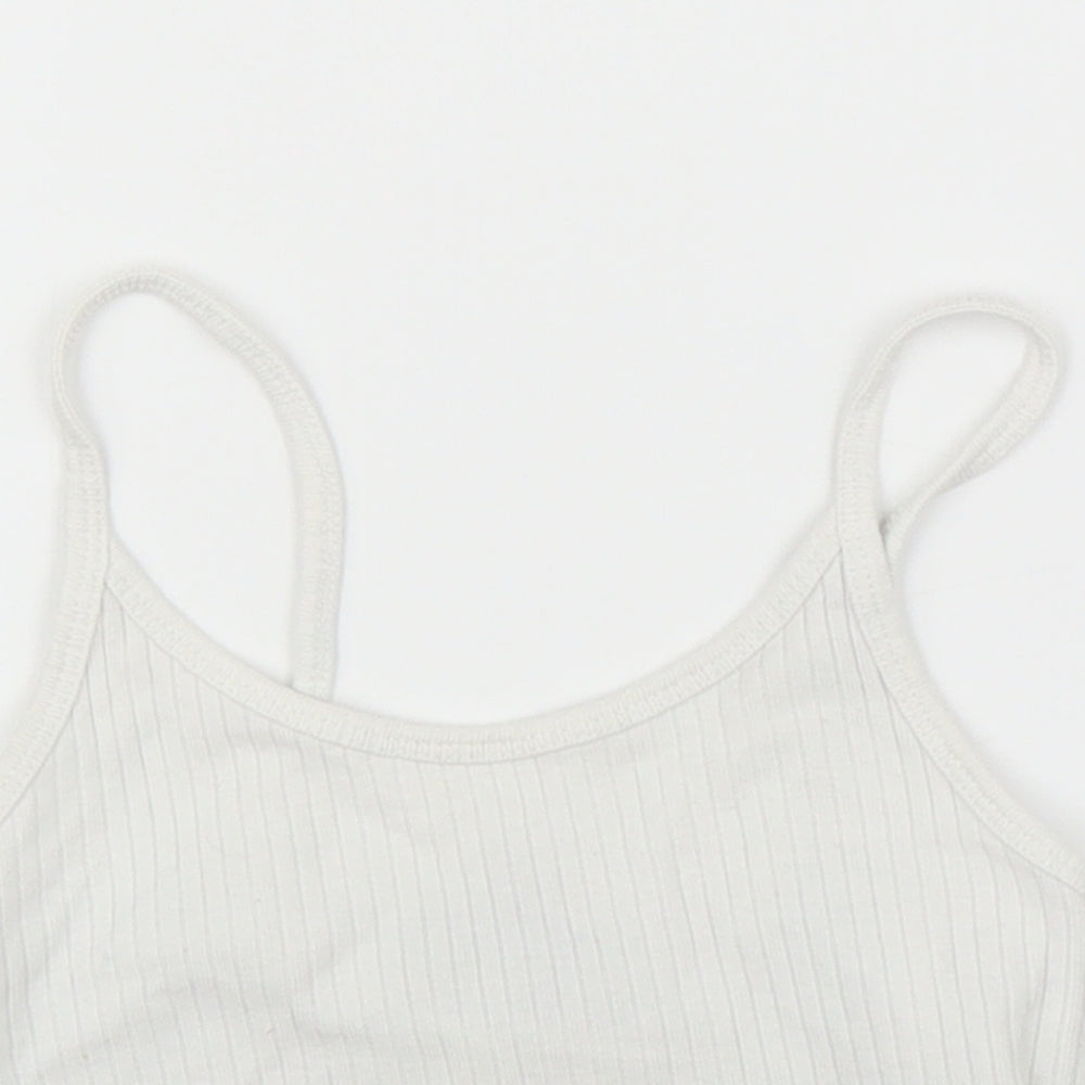 Topshop Womens White   Camisole Blouse Size 4  - Cropped
