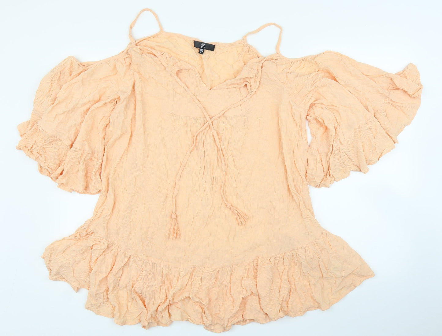 Missguided Womens Pink   Tunic Blouse Size 10