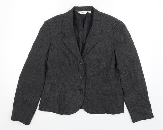 NEXT Womens Grey   Jacket Blazer Size 14