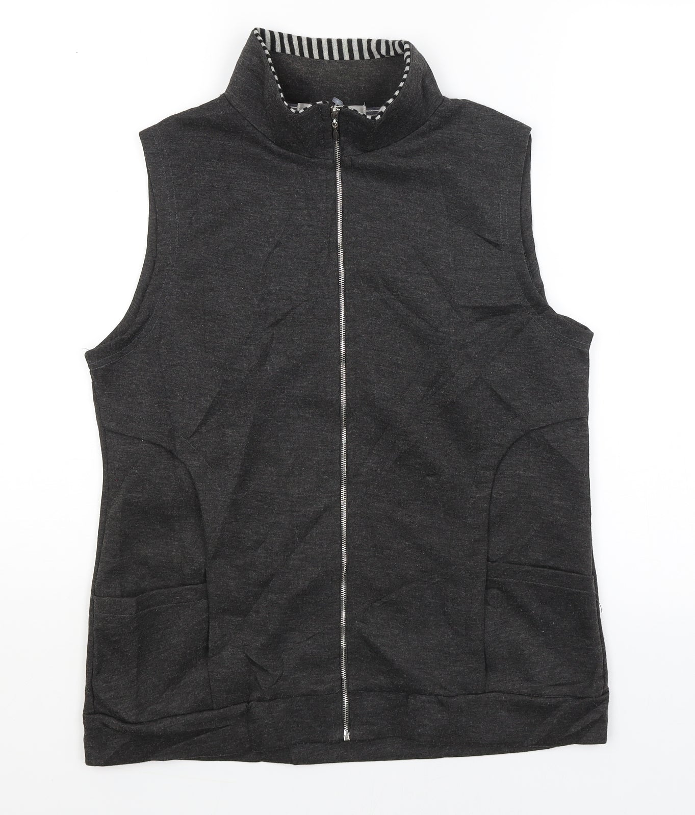 Fabrizio Womens Grey   Vest Jumper Size 12
