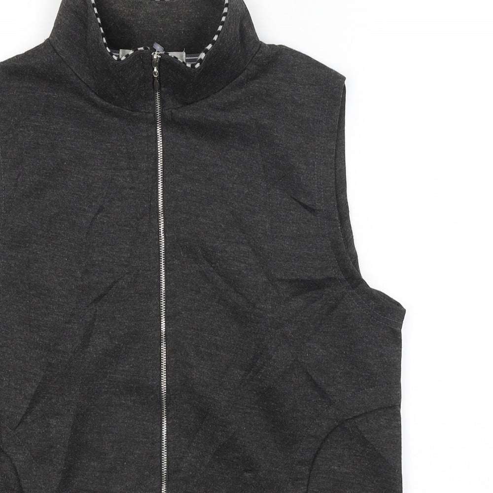 Fabrizio Womens Grey   Vest Jumper Size 12