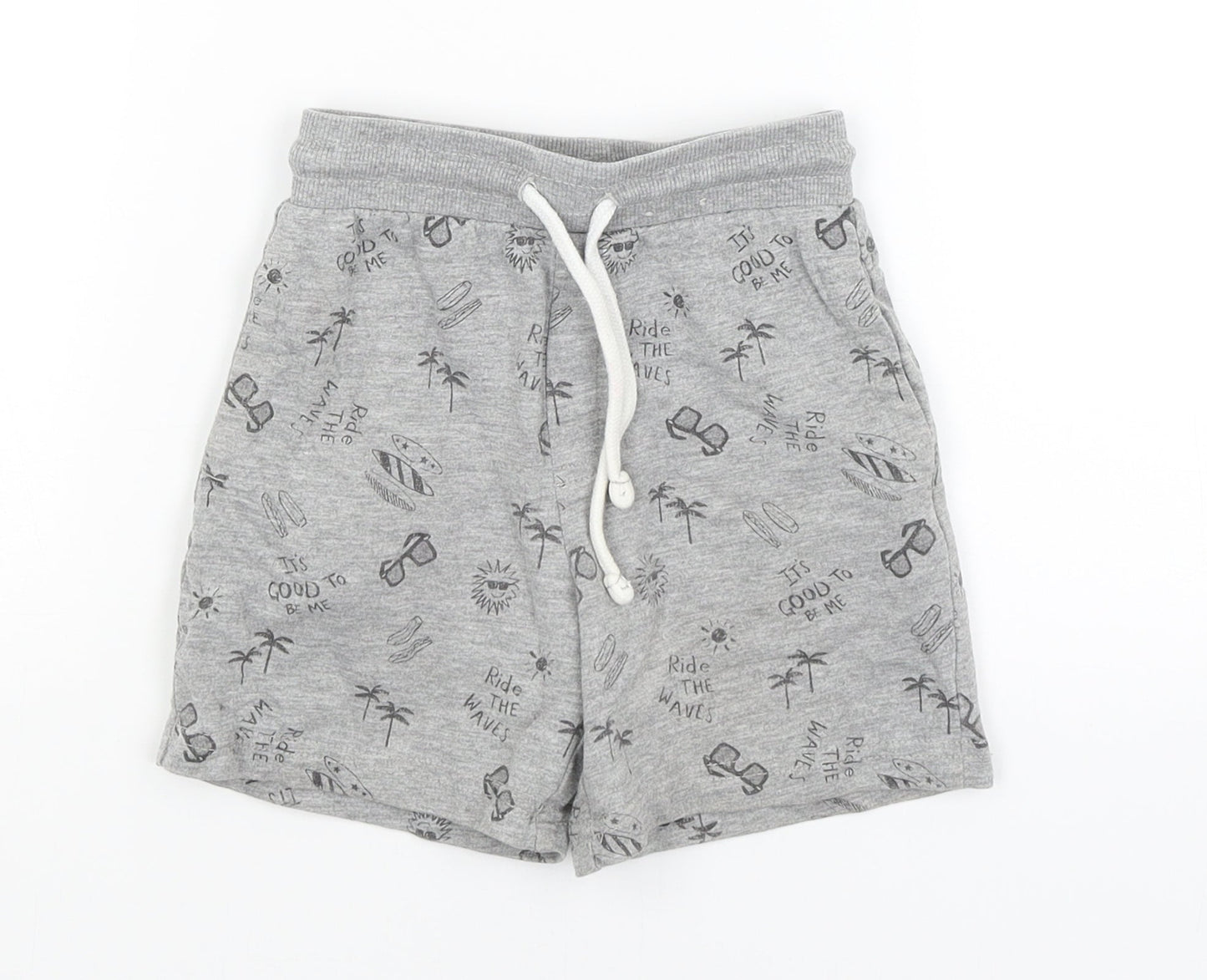 George Boys Grey   Sweat Shorts Size 2-3 Years - Ride the Waves