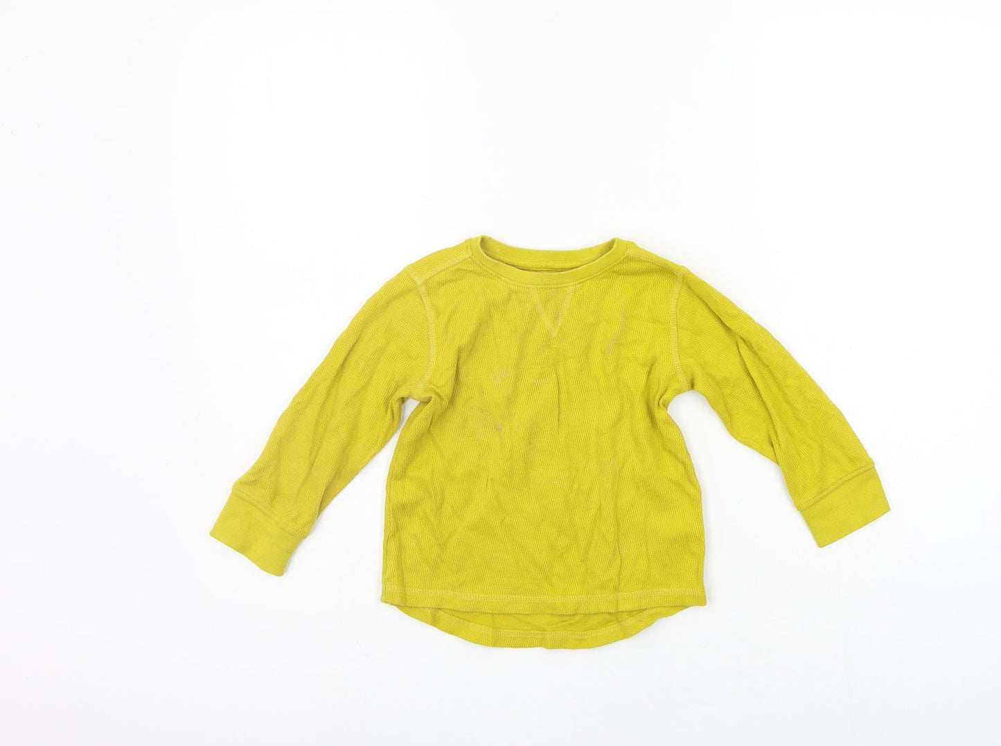 NEXT Girls Yellow   Pullover Jumper Size 2 Years  - washable mark