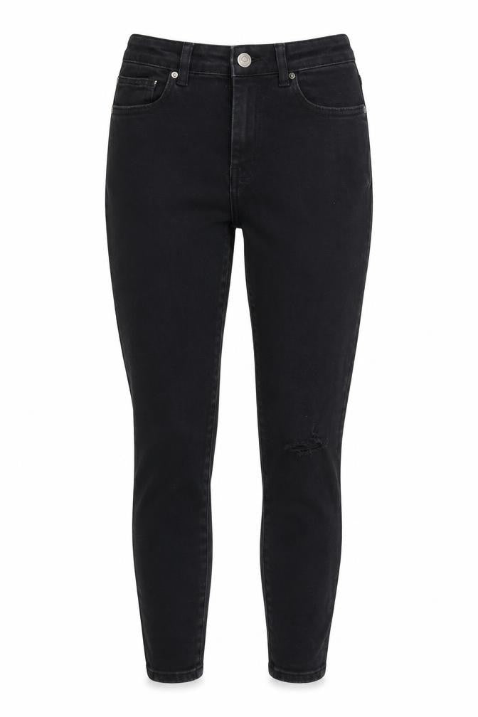 Denim & Co. Womens Black   Skinny Jeans Size 10 L26 in