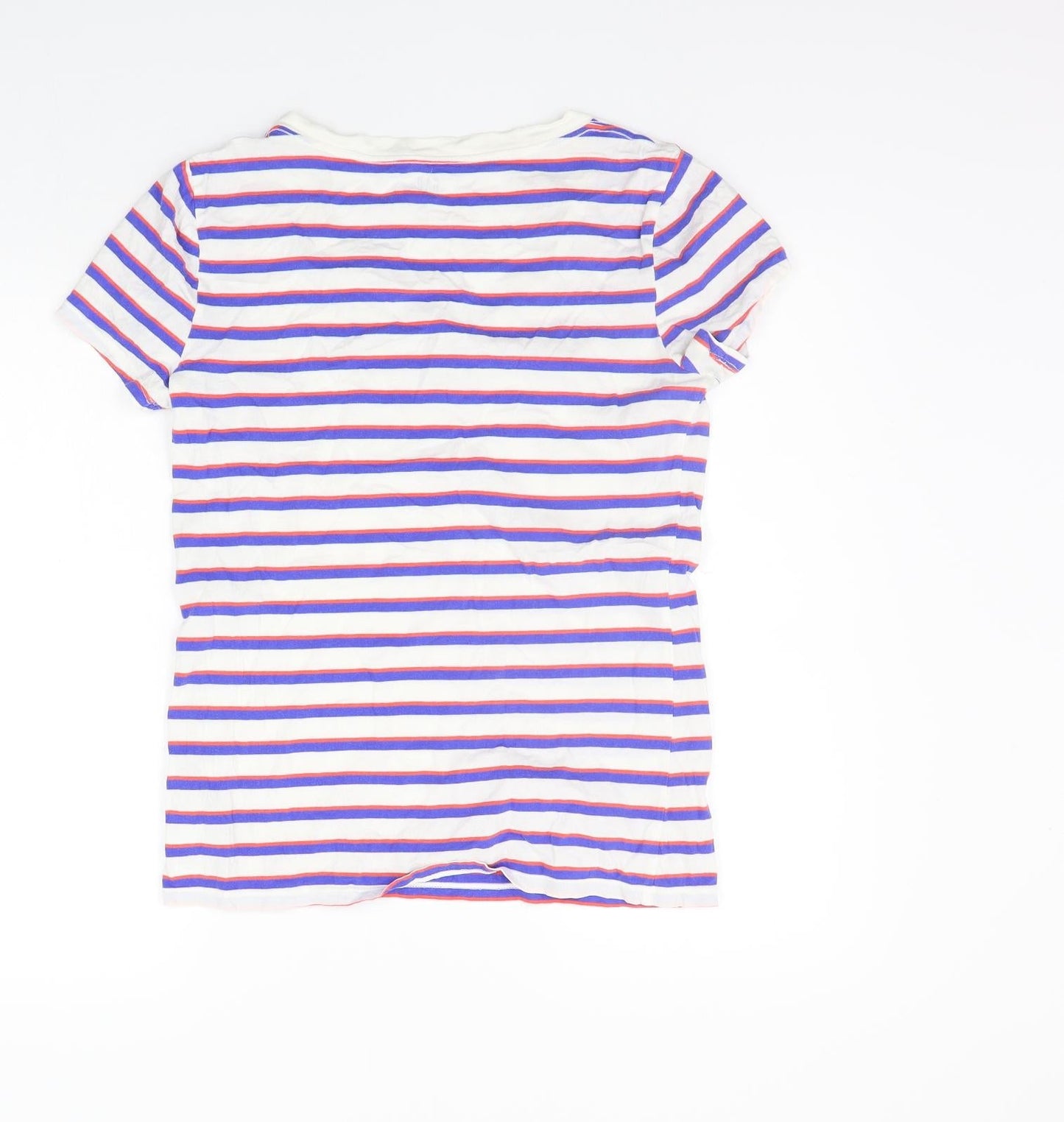 Gap Womens Blue Striped  Basic T-Shirt Size S
