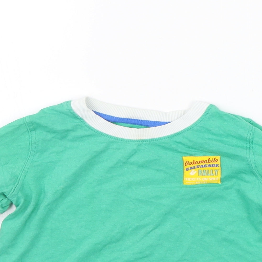 Mothercare Girls Green   Basic T-Shirt Size 24 Months