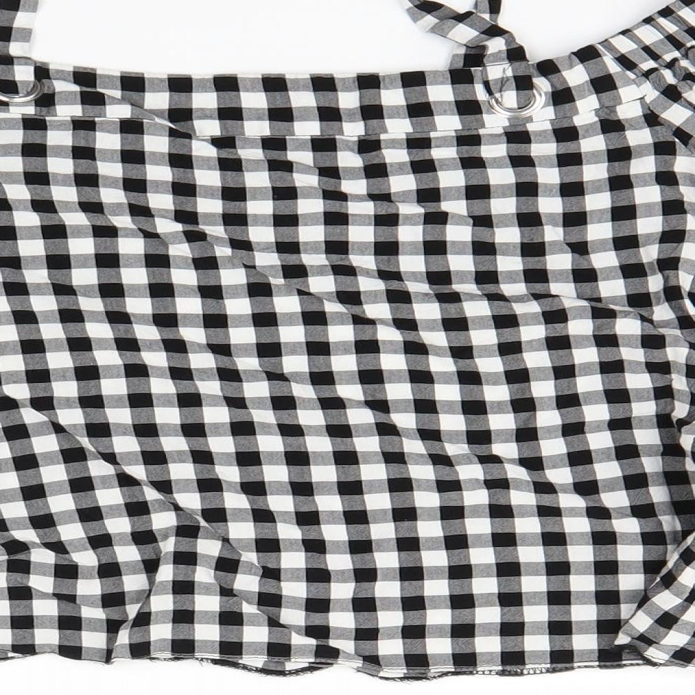 New Look Girls Grey Check  Basic Tank Size 15 Years