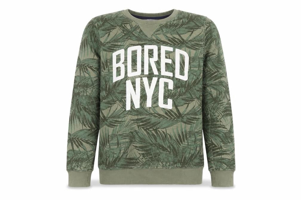 H&M Boys Green   Pullover Sweatshirt Size 9-10 Years