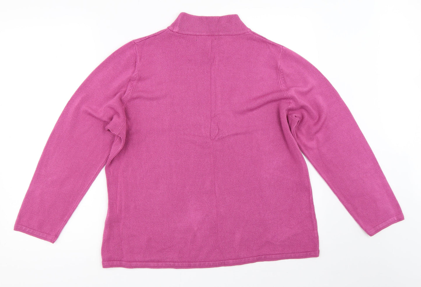 Bm Collection Womens Pink   Pullover Jumper Size L