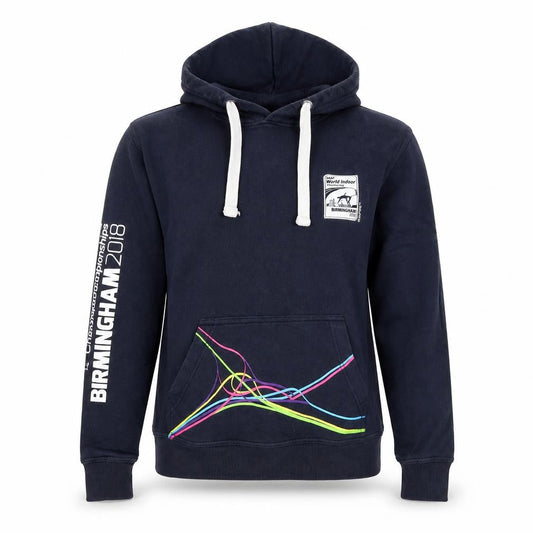 Preworn Womens Blue   Pullover Hoodie Size S  - world indoor championships 2018