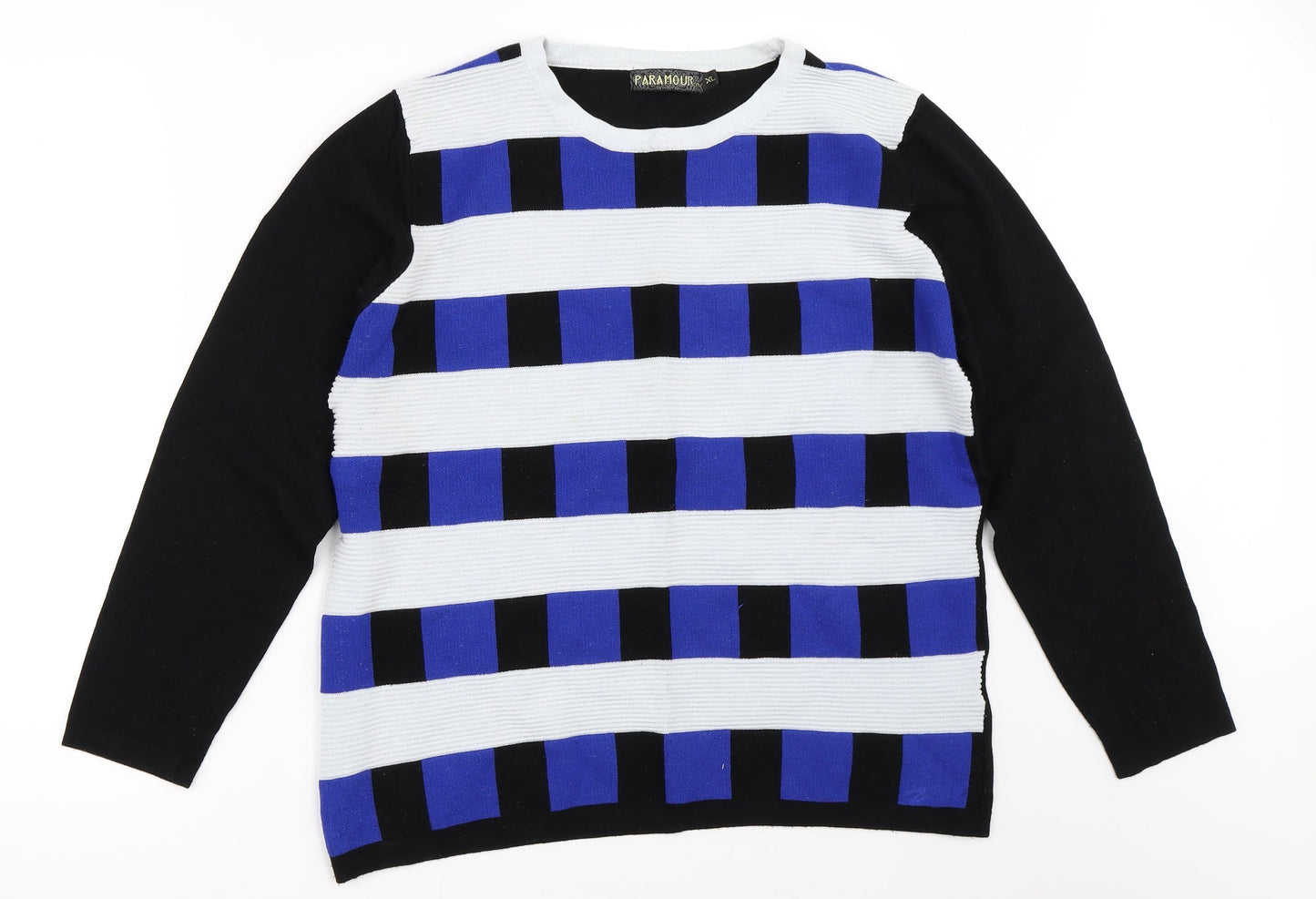 Paramour Womens Black   Pullover Jumper Size XL