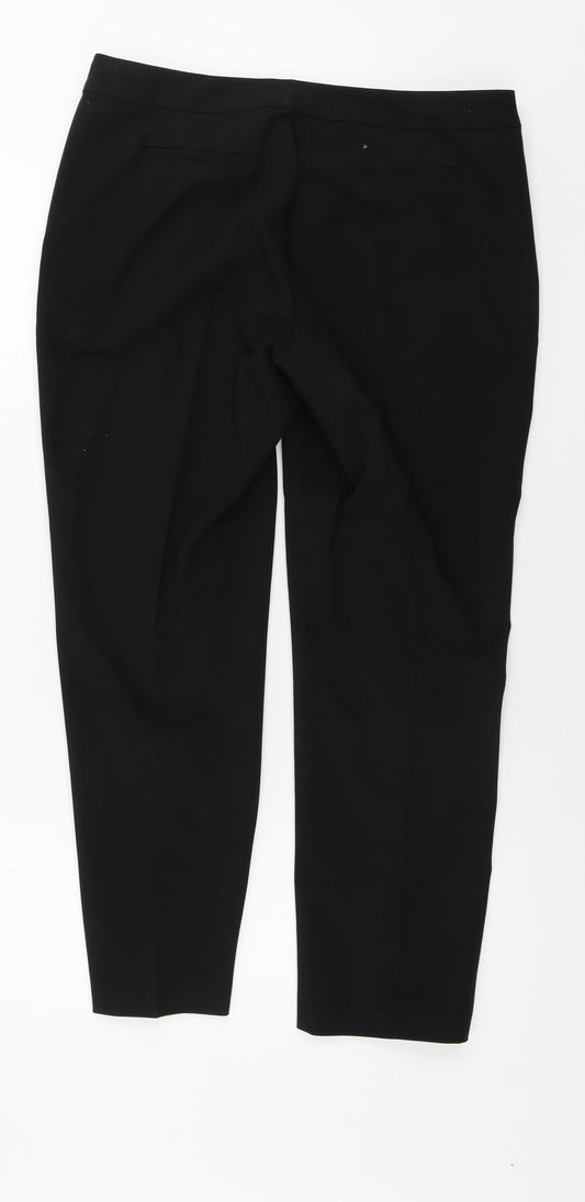 R Edition  Womens Black   Trousers  Size 14 L26 in
