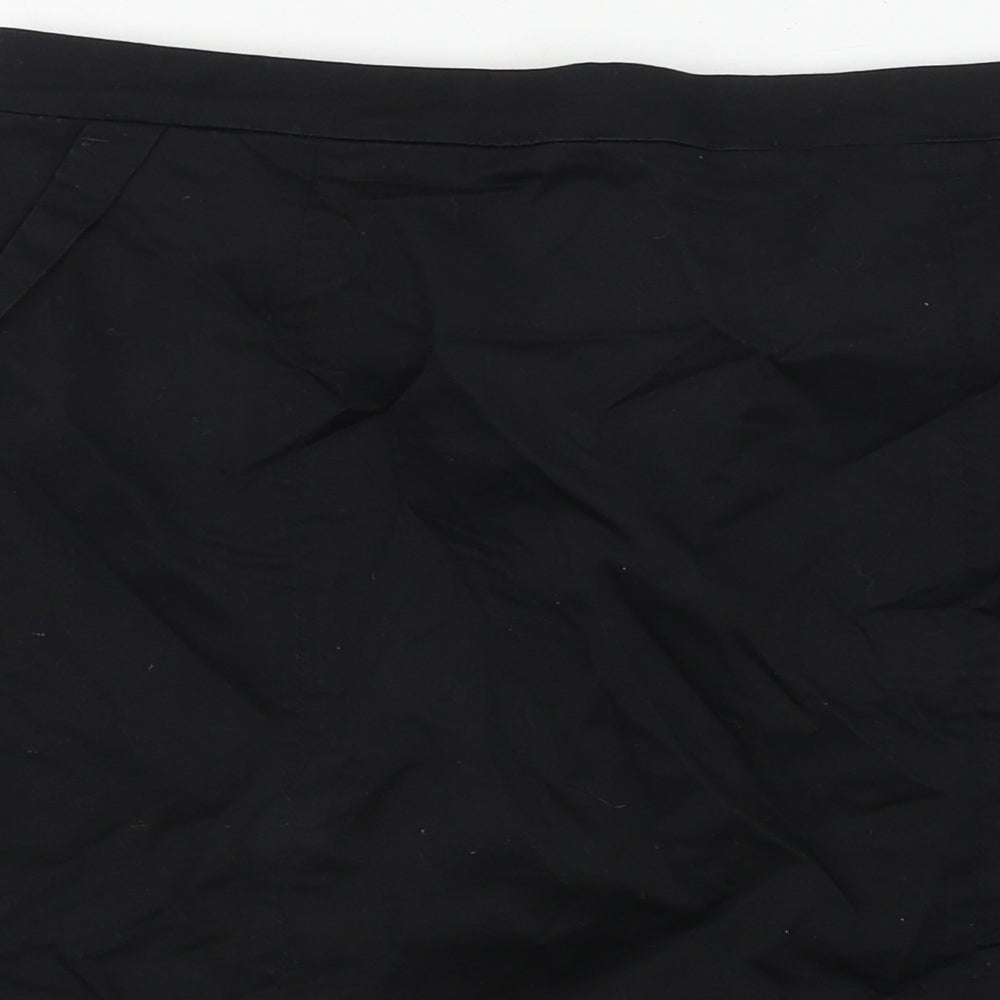 H&M  Womens Black   Bandage Skirt Size 8