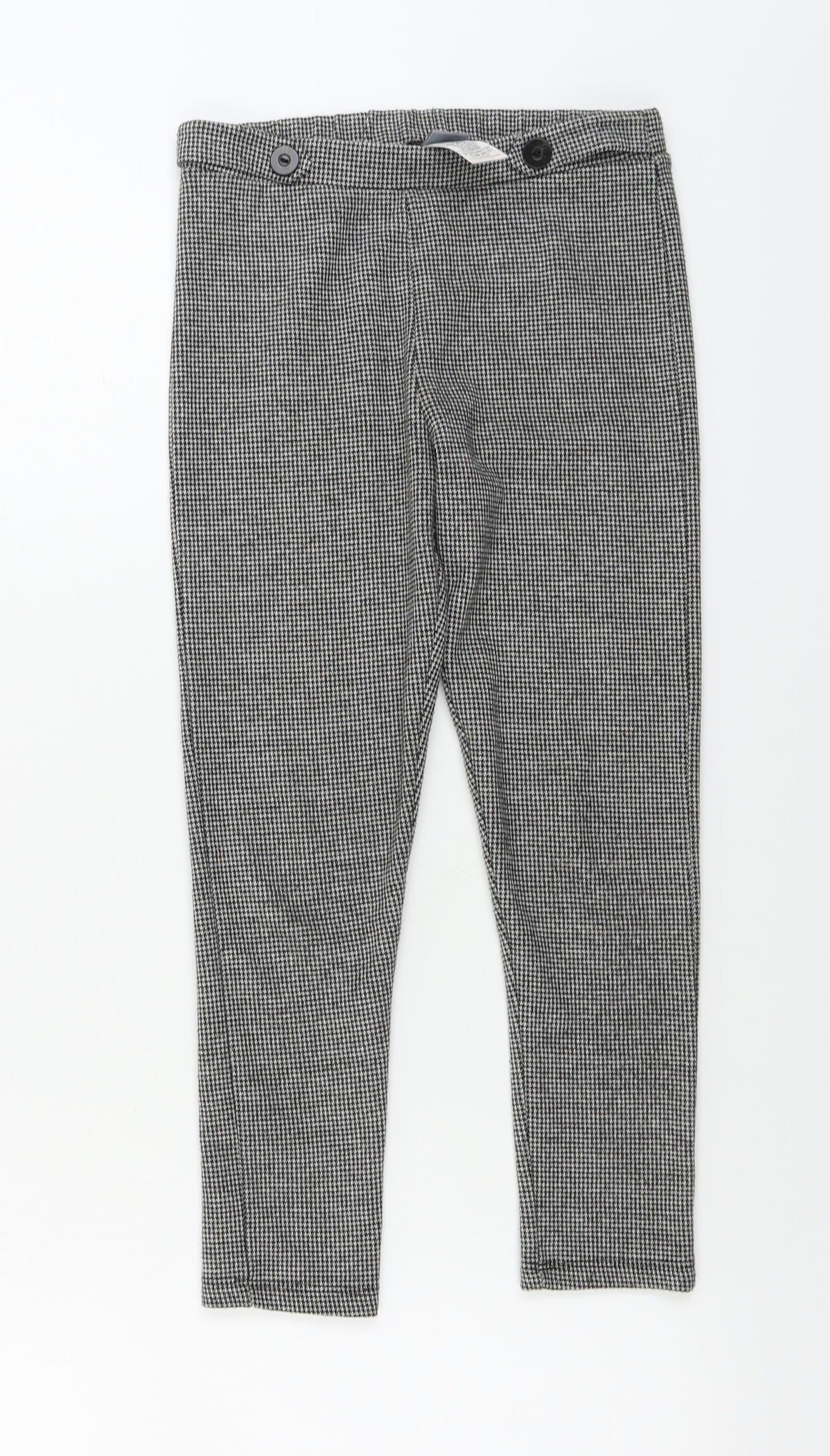 NEXT  Girls Grey Check   Trousers Size 9 Years