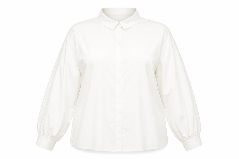 In the Style Womens White   Basic Button-Up Size 20