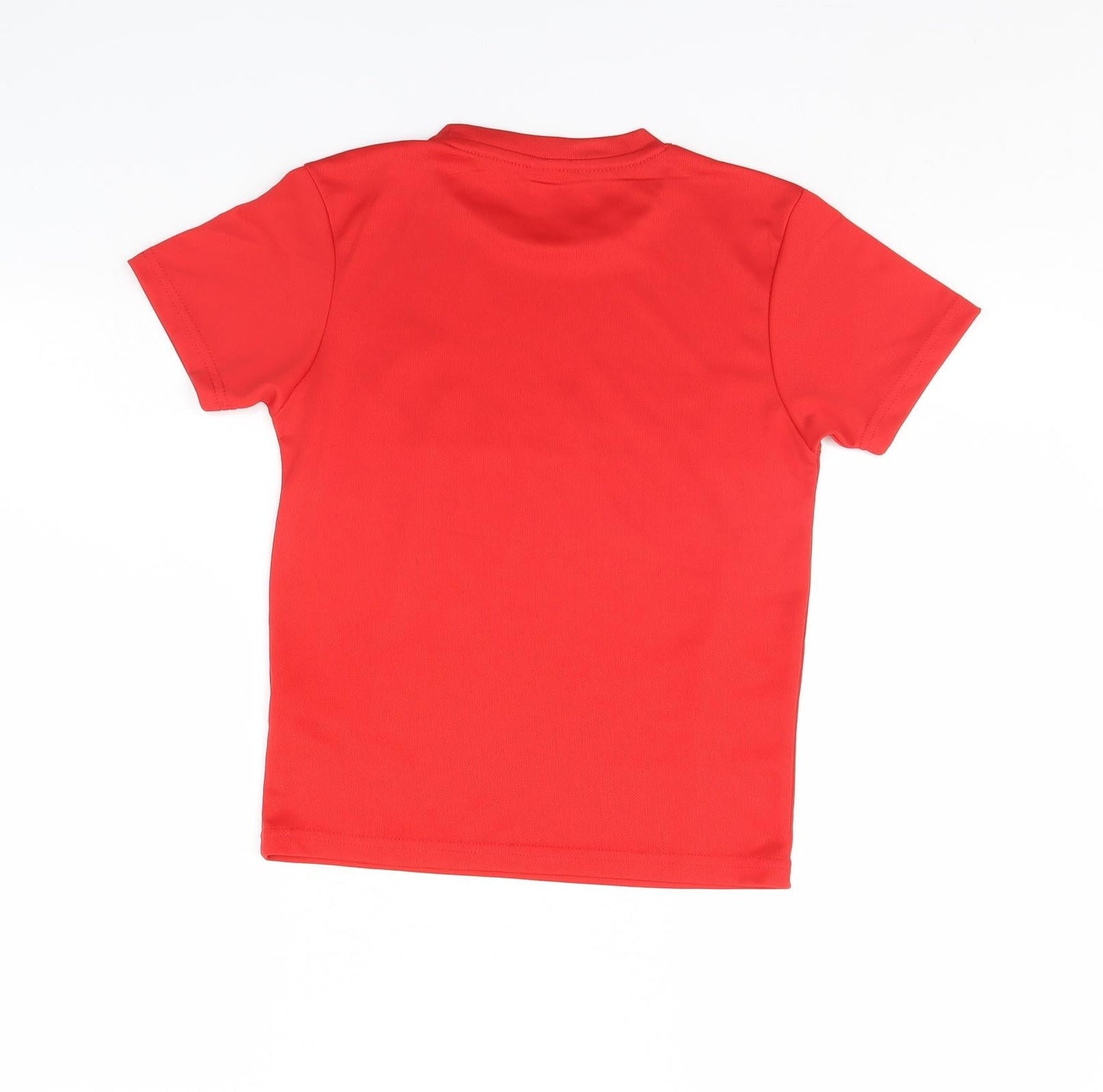 Preworn Boys Red   Basic T-Shirt Size 7 Years  - martial arts