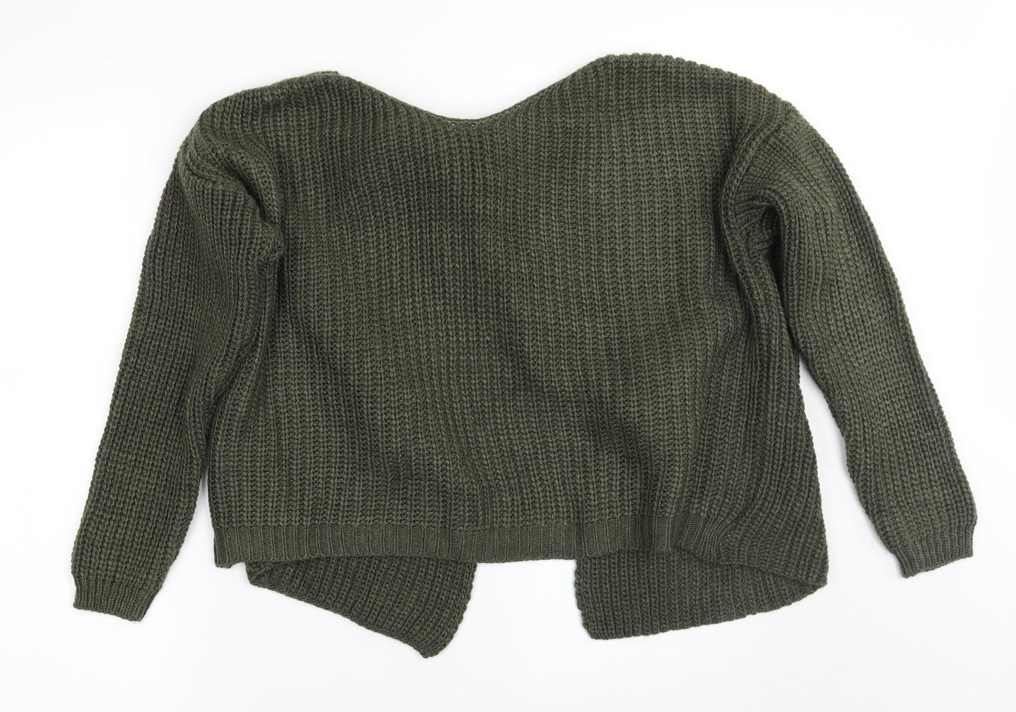 Misspap Womens Green   Pullover Jumper Size M