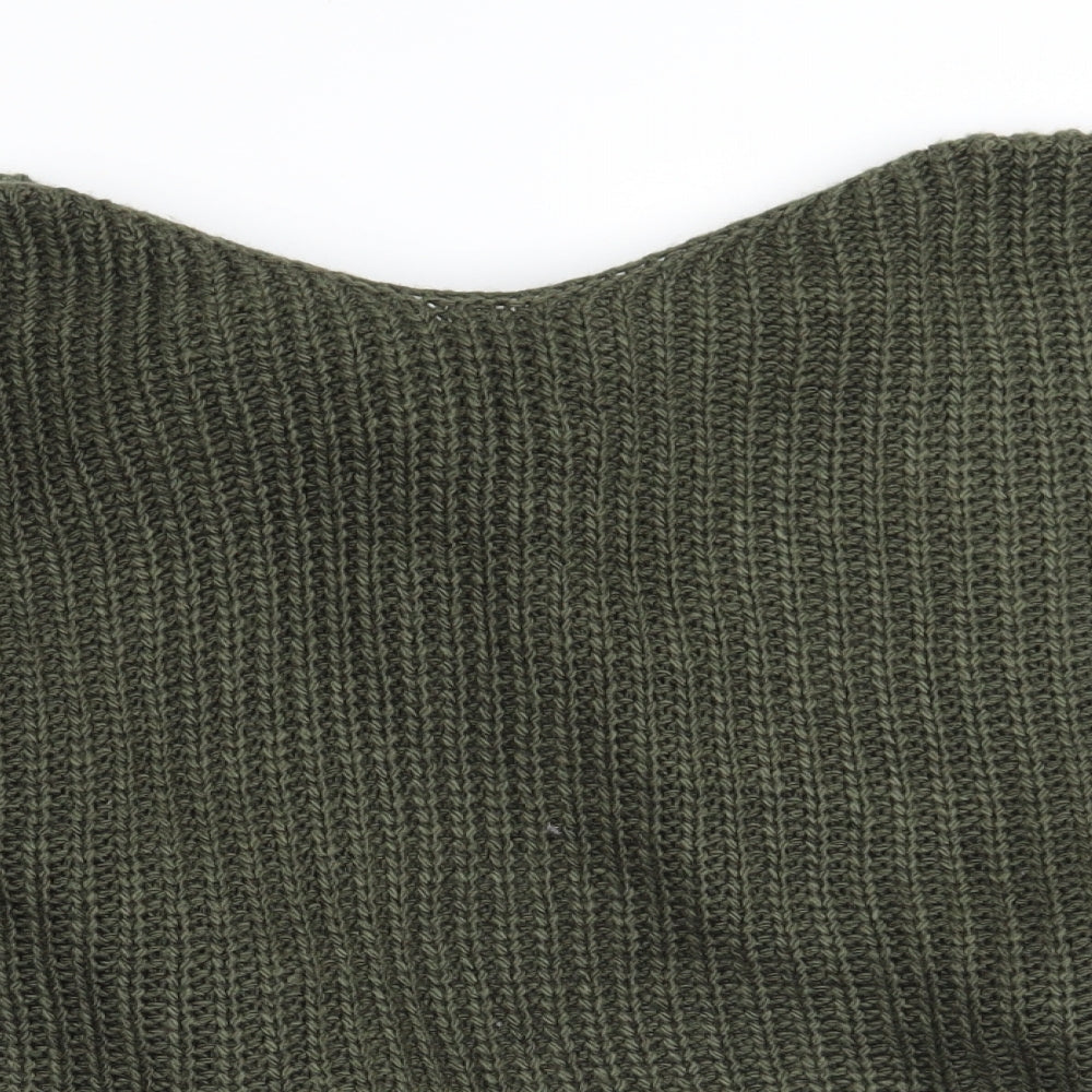 Misspap Womens Green   Pullover Jumper Size M