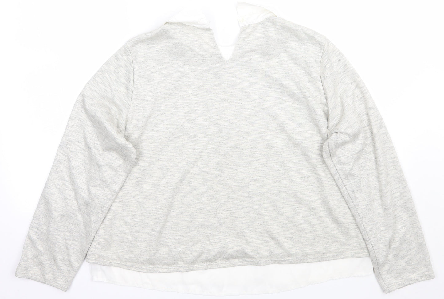 Papaya Womens Grey   Pullover Jumper Size 14