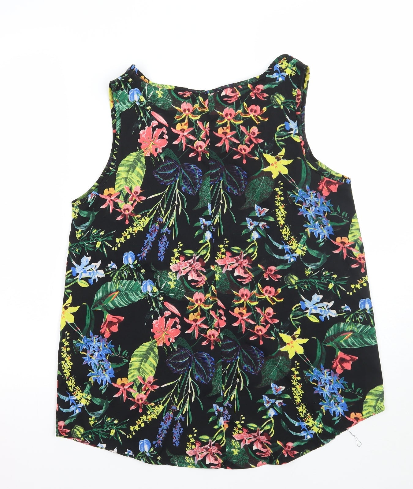 Pep&co Womens Black Floral  Basic Blouse Size 12