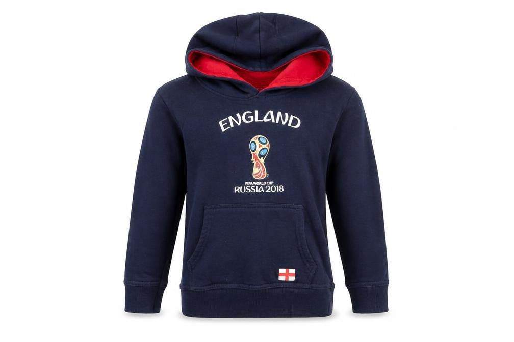 Fifa world cup Girls Blue   Pullover Hoodie Size 7-8 Years  - England