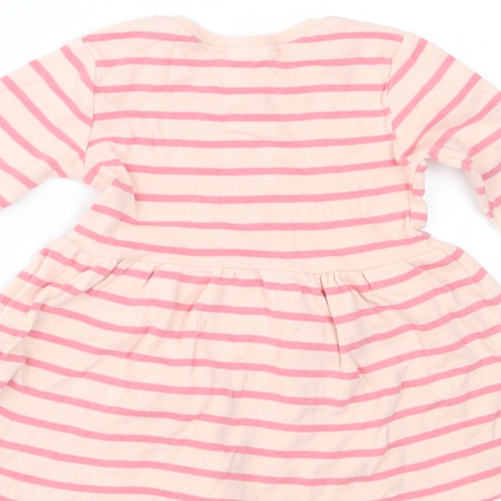 NEXT Girls Pink Striped  A-Line  Size 3-6 Months