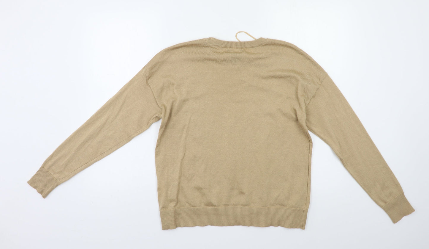 New Look Womens Beige   Pullover Jumper Size S