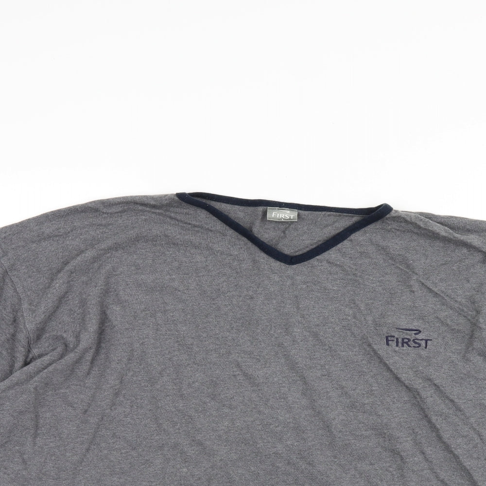 First Mens Grey   Pullover Jumper Size XL