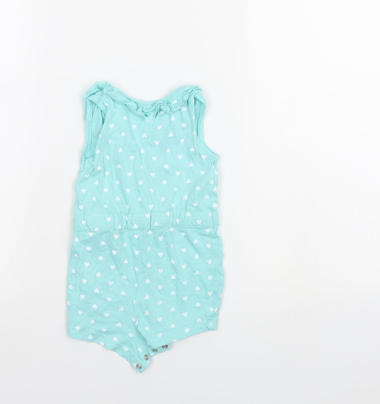 Made with love Girls Blue   Shorts One-Piece Size 9-12 Months