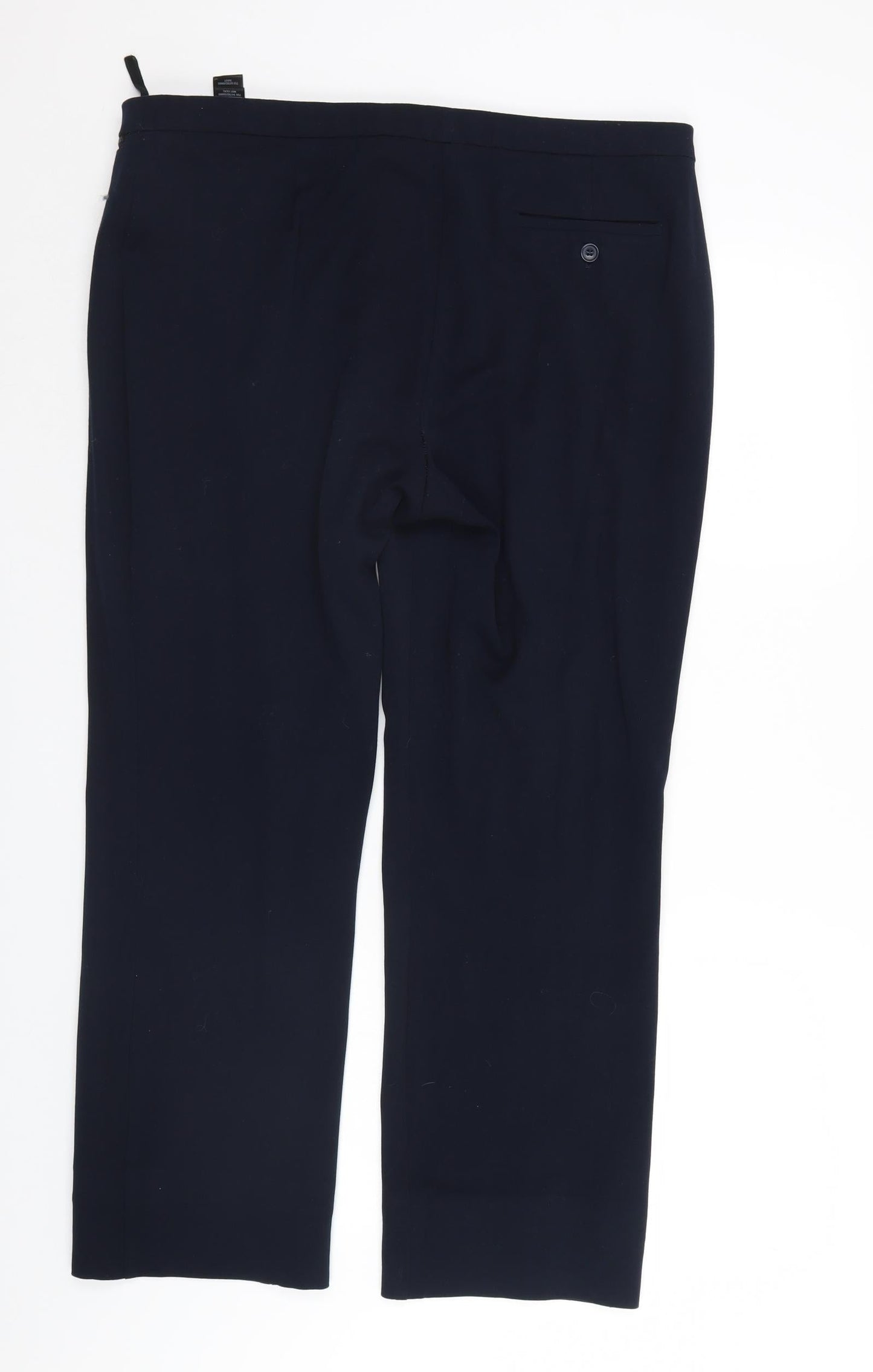 M&S Womens Blue   Sweatpants Trousers Size 16 L28 in